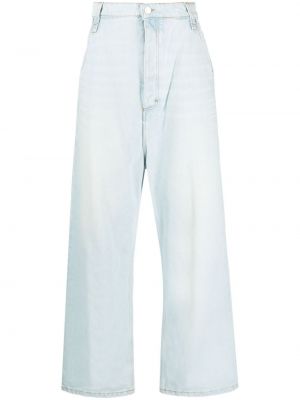 Bavlnené džínsy s rovným strihom Ami Paris