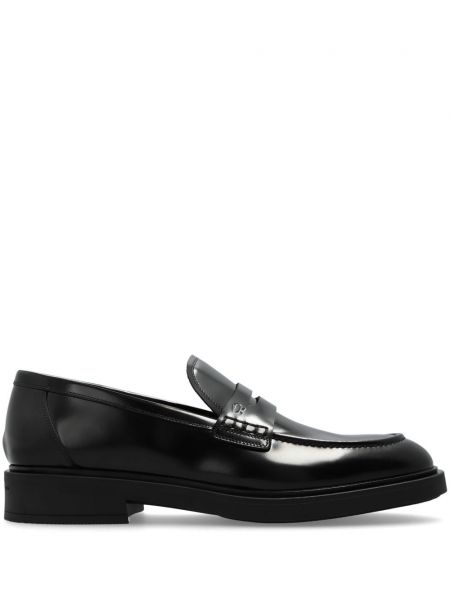 Læder loafers Gianvito Rossi sort