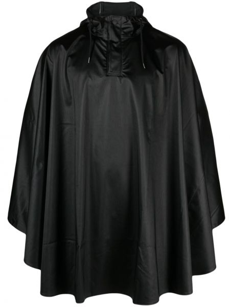 Palton cu glugă Rains negru