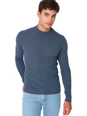 Pletený sveter Trendyol modrá