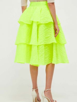 Midi sukně Custommade zelené