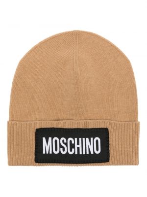 Mütze Moschino beige