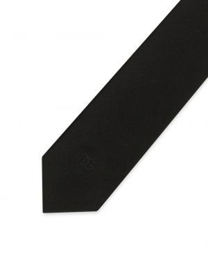 Hedvábná kravata Dolce & Gabbana černá