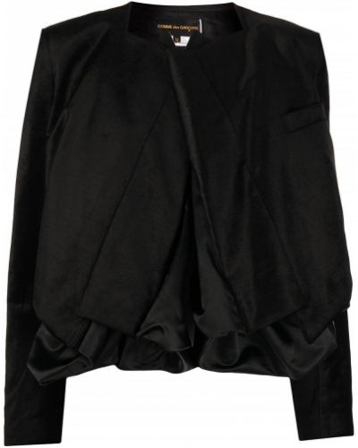 Blazer de terciopelo‏‏‎ Comme Des Garçons negro