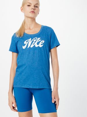 Top in maglia Nike azzurro