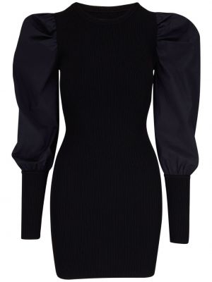 Viskózové večerní šaty Veronica Beard - černá