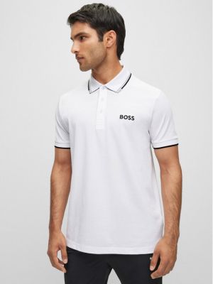 Polo marškinėliai Boss balta