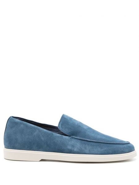 Pantofi loafer din piele de căprioară Frescobol Carioca albastru