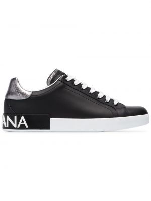 Blonder snøring sneakers Dolce & Gabbana svart