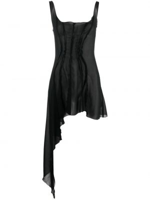 Прозрачна вечерна рокля Act Nº1 черно