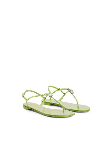 Sandale ohne absatz Giuseppe Zanotti grün