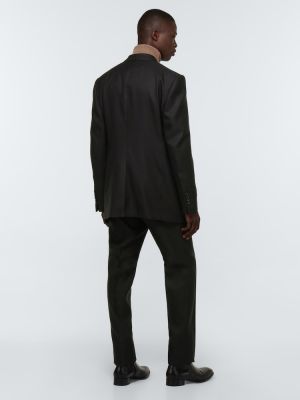 Mohérový oblek Tom Ford čierna