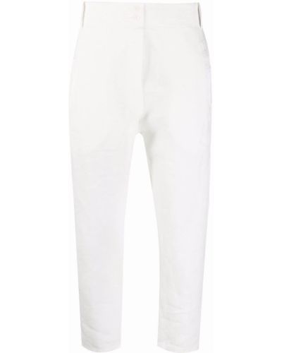 Pantalones de lino Kristensen Du Nord blanco