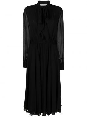 Večerna obleka z lokom Philosophy Di Lorenzo Serafini črna