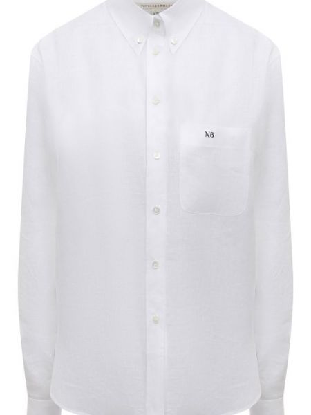 Льняная рубашка Noble&brulee белая