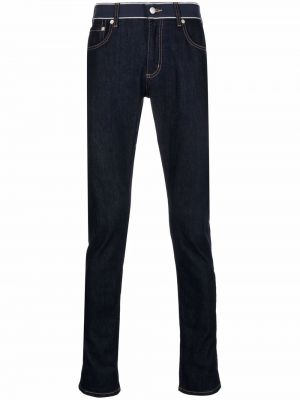 Slim fit skinny fit-jeans Alexander Mcqueen blå