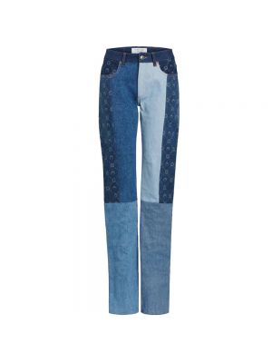 Jeansy skinny jeansowe Marine Serre - niebieski
