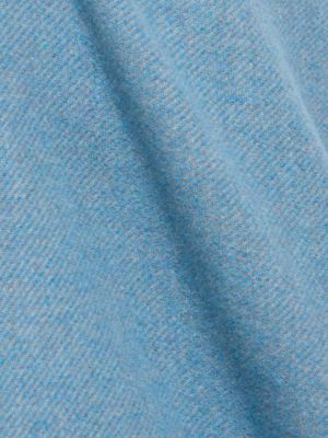 Minigonna di lana Ganni blu