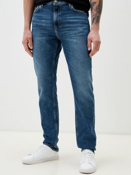 Зауженные джинсы Calvin Klein Jeans синий