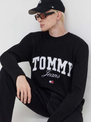 Pulover Tommy Jeans crna