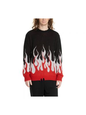 Sweter w abstrakcyjne wzory Vision Of Super czarny