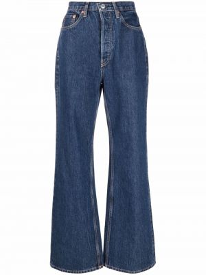 Flare jean pantolon Re/done mavi