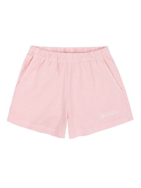 Pantaloni scurți din bumbac Sporty & Rich roz