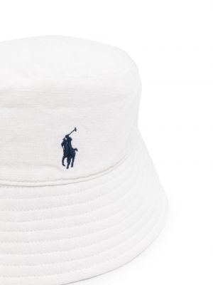 Leinen mütze mit stickerei mit stickerei Polo Ralph Lauren