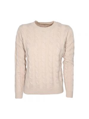 Sweter z kaszmiru z dekoltem w serek Cashmere Company biały