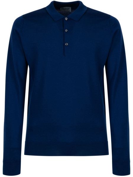 Poloshirt John Smedley blå