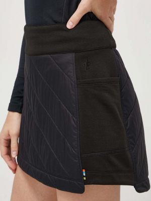 Mini sukně Smartwool černé