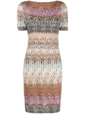 Strikket dress Missoni rosa