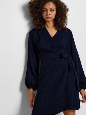 Mini robe Selected Femme bleu