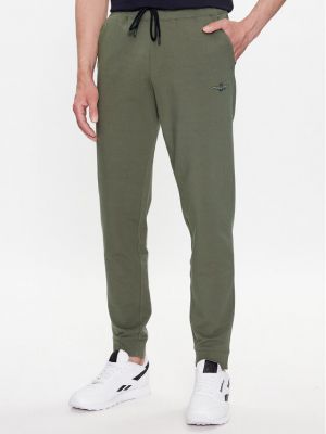 Pantaloni sport Aeronautica Militare verde