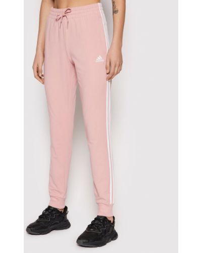 Slim fit alsó Adidas rózsaszín