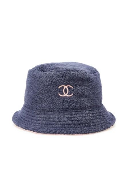 Niebieska czapka Chanel Vintage