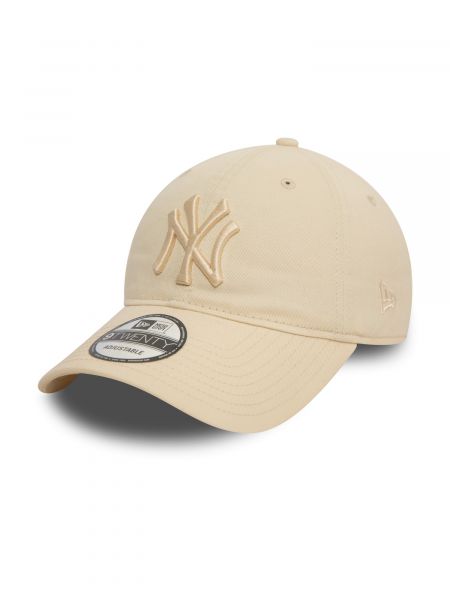 Cap med hætte New Era beige