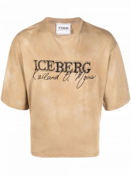 Camiseta oversized Iceberg marrón