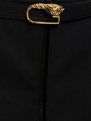 Vlněné mini sukně Gucci černé