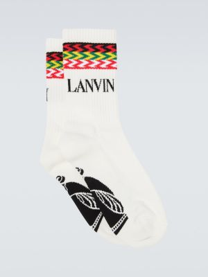 Ponožky Lanvin biela