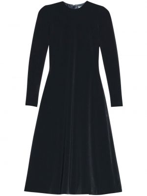 Midi obleka Balenciaga črna