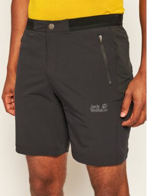 Shorts de sport Jack Wolfskin noir