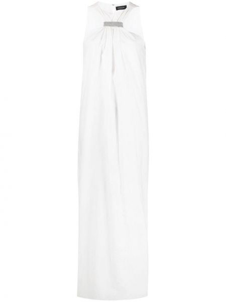 Памучна вечерна рокля Fabiana Filippi бяло