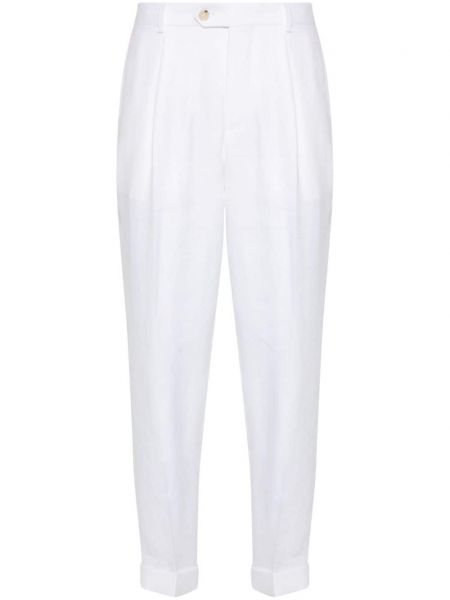 Pantalon plissé Boss blanc