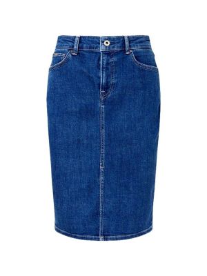Džínová sukně Pepe Jeans modré