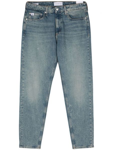 Egyenes szárú farmernadrág Calvin Klein Jeans kék