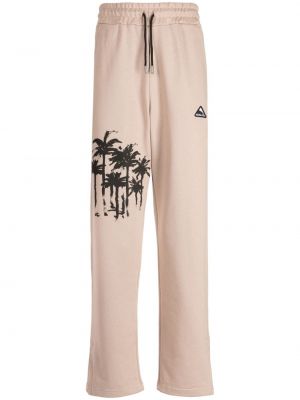 Pantalon en coton avec applique Mauna Kea marron
