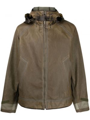 Kapucnis cipzáras kabát C.p. Company zöld