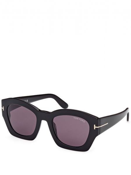 Очки солнцезащитные с принтом с геометрическим узором Tom Ford черные