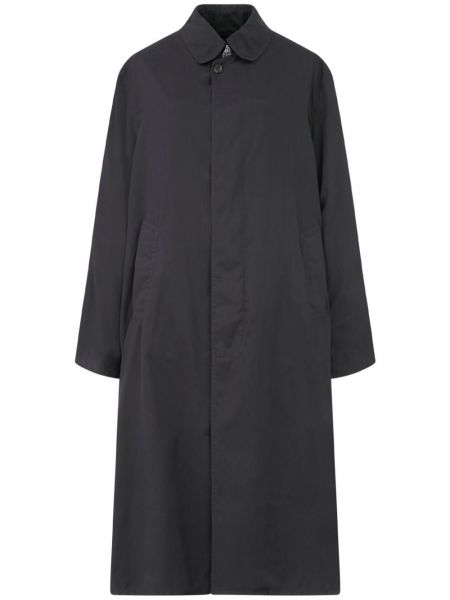 Langer mantel aus baumwoll Maison Margiela schwarz